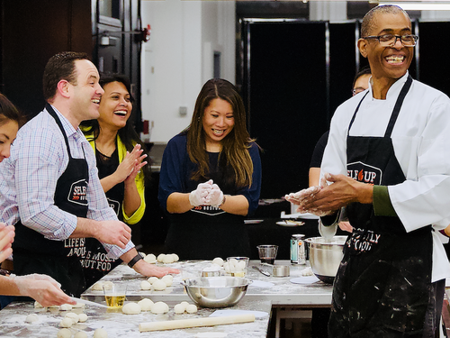 New York Dumpling Making Cooking Parties | People Cooking