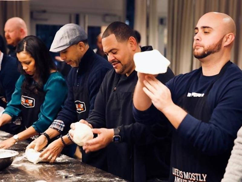 New-York Pizza Making Team Building | Man Tossing Pizza Dough